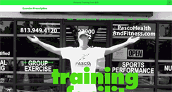 Desktop Screenshot of pascohealthandfitness.com